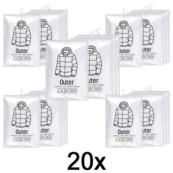 5x Viseće vakuumske vrećice za pohranu (4 kom) | VACUHANG