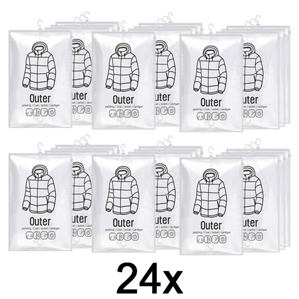 6x Viseće vakuumske vrećice za pohranu (4 kom) | VACUHANG