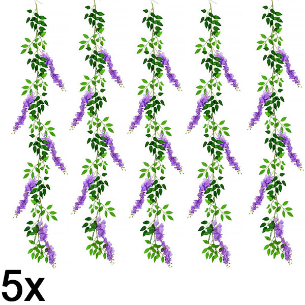 5x Simulacija cvijeta glicinije | WISBLOOM