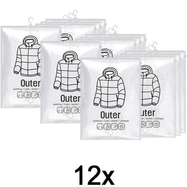 3x Viseće vakuumske vrećice za pohranu (4 kom) | VACUHANG